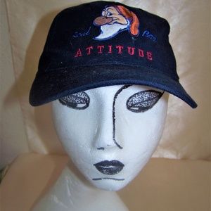 Disney Grumpy real bad attitude blue baseball cap